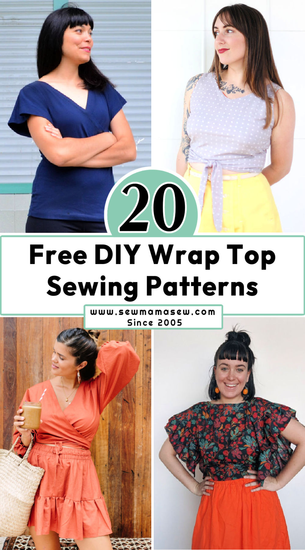 Wrap Shirt Pattern
 20 Free Wrap Top Patterns Wrap Shirt Pattern