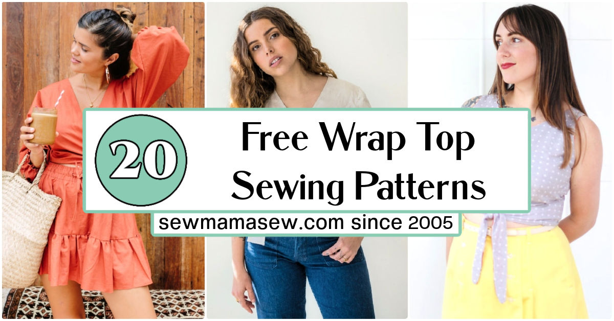20 Free Wrap Top Patterns - Wrap Shirt Pattern